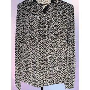 michael kors snake print blouse